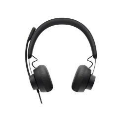 Online Logitech Zone Wired Noise Canceling Stereo Computer Headset, Over-the-Head, Graphite (981-000876)