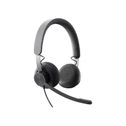 Best Logitech Zone Wired Noise Cancelling Stereo Computer Headset, Over-the-Head, Graphite (981-000871)