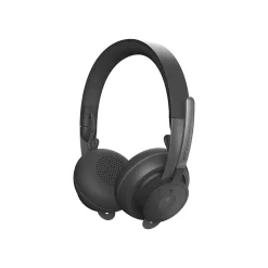 Discount Logitech Zone Wireless Bluetooth Headset For Microsoft Teams Noise Canceling Stereo, Over-the-Head, Black (981000853)