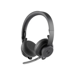 New Logitech Zone Wireless Plus UC Bluetooth Stereo Mobile Headset, Black (981-000918)