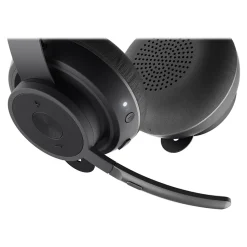 New Logitech Zone Wireless Plus UC Bluetooth Stereo Mobile Headset, Black (981-000918)