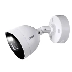 Lorex Fusion 4K 8.0-MP 20-Camera-Capable 2-TB DVR System with 8 Wired Smart Deterrence Cameras, White (D863A62B-8DA8)