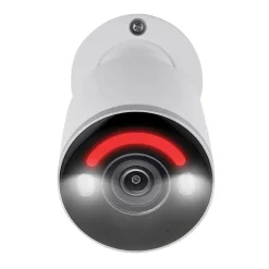 Lorex Fusion 4K 8.0-MP 16-Camera-Capable 2-TB NVR System with 4 IP Smart-Deterrence Bullet Cameras, White (N847A62-8A4-E)