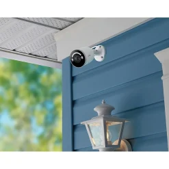 Lorex Fusion 4K 8.0-MP 16-Camera-Capable 4-TB NVR System with 8 IP Smart-Deterrence Bullet Cameras, White (N864A64B-8AB8)