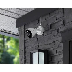 Lorex Fusion 4K 8.0-MP 12-Camera-Capable 2-TB DVR System with 4 Wired Smart Deterrence Cameras, White (D881A82B-8DA4-E)