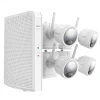 Lorex 2K 4.0-MP 8-Camera-Capable 32-GB NVR System with 4 Outdoor Wi-Fi Battery Security Cameras, White (L4248D-4AA4-E)