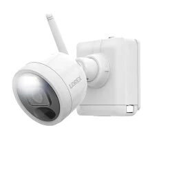 Lorex 2K 4.0-MP 8-Camera-Capable 32-GB NVR System with 4 Outdoor Wi-Fi Battery Security Cameras, White (L4248D-4AA4-E)