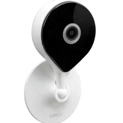 Lorex 2K QHD Indoor Wi-Fi Smart Security Camera with Person Detection, White (W461ASC-E)