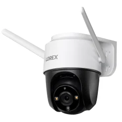 Lorex 2K QHD Outdoor Pan-Tilt Wi-Fi Security Camera, White (LORF461AQDE)
