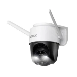 Lorex 2K QHD Outdoor Pan-Tilt Wi-Fi Security Camera, White (LORF461AQDE)
