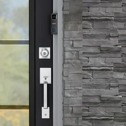 Lorex 2K QHD Wired Smart Video Doorbell, Black (LORB451AJDBE)