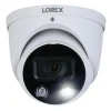 Lorex 4K Ultra HD Indoor/Outdoor Add-on IP Dome Security Camera with Smart Deterrence Plus, White (E893DD-E)