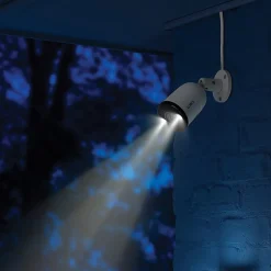 Lorex 4K Ultra HD Indoor/Outdoor Add-on IP Bullet Security Camera with Smart Deterrence, White (E893AB-E)