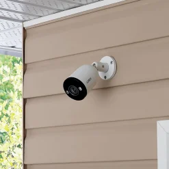 Lorex 4K Ultra HD Indoor/Outdoor Add-on IP Bullet Security Camera with Smart Deterrence, White (E893AB-E)
