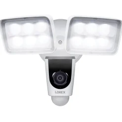 Lorex 1080p Full HD Wi-Fi Floodlight Camera, White (V261LCD-E)