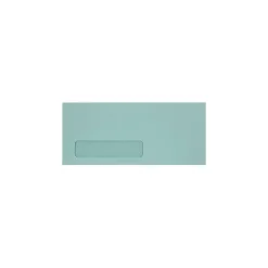 Sale LUX #10 (4 1/8" x 9 1/2") Window Envelopes, Pastel Blue, 250/BX