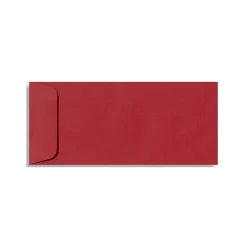 Discount LUX 4 1/8" x 9 1/2" #10 70lbs. Open End Envelopes, Ruby Red, 50/Pack