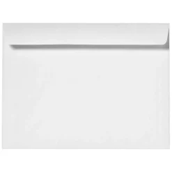 Clearance LUX 6 1/2 x 9 1/2 Booklet Envelopes 50/Pack, 24lb. Bright White (12229-50)