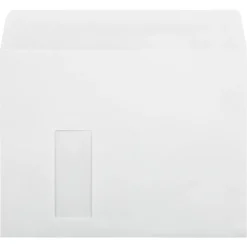 Hot LUX 8 3/4 x 11 1/2 Booklet Window Envelopes 50/Pack, 28lb. White (811BW-28W-50)