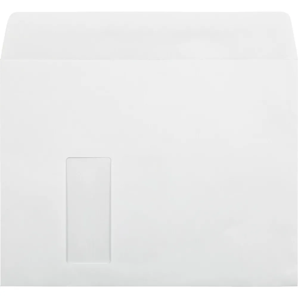 Hot LUX 8 3/4 x 11 1/2 Booklet Window Envelopes 50/Pack, 28lb. White (811BW-28W-50)