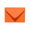 Online LUX 2 11/16" x 3 11/16" 70lbs. #17 Mini Envelopes W/Glue, Mandarin Orange, 50/Pack
