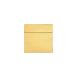 Outlet LUX 8 1/2" x 8 1/2" Square Envelopes, Gold Metallic, 250/PK (8575-07-250)
