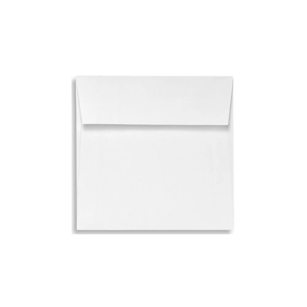Outlet LUX 5 1/2 x 5 1/2 Square Envelopes, 250/Box, White - 100% Recycled (8515-WPC-250)
