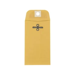 Discount LUX #3 Kraft Coin Clasp Envelope 50/Pack, 32lb. Brown Kraft (WS-5472-50)