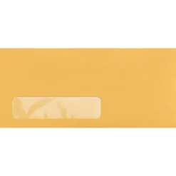 Best LUX #10 Kraft Window Envelopes (4 1/8 x 9 1/2) 250/Pack, 24lb. Brown Kraft (97767-250)