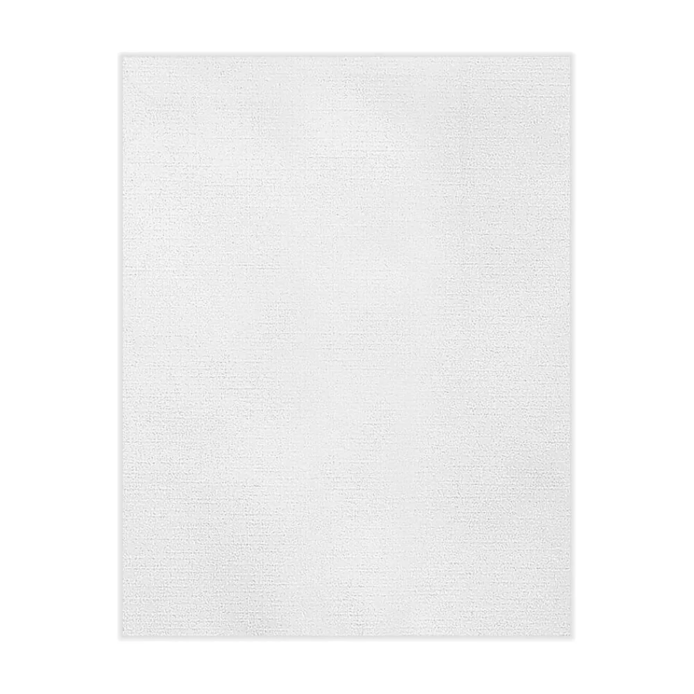 Card Stock*LUX 100 lb. Cardstock, 8.5" x 11", White Linen, 250 Sheets/Ream (81211-C-90-250)