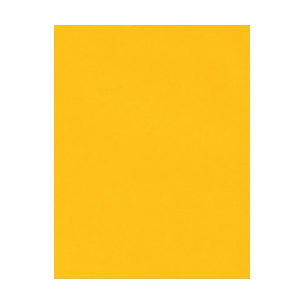 Card Stock*LUX 100 lb. Cardstock Paper, 8.5" x 11", Sunflower Yellow, 500 Sheets/Pack (81211-C-84-500)
