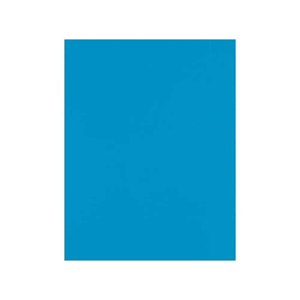 Card Stock*LUX 65 lb. Cardstock Paper, 8.5" x 11", Pool Blue, 500 Sheets/Pack (81211-C-198-500)