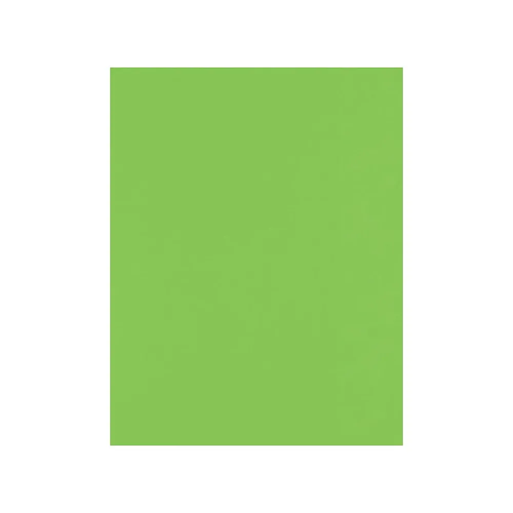 Card Stock*LUX 65 lb. Cardstock Paper, 8.5" x 11", Limelight Green, 500 Sheets/Pack (81211-C-199-500)