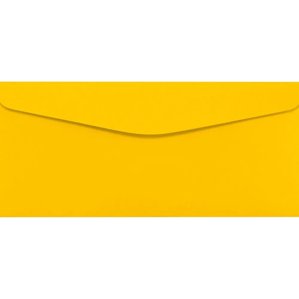 Online LUX #10 Regular Envelopes (4 1/8 x 9 1/2) 500/Pack, Sunflower (-4260-12-500)