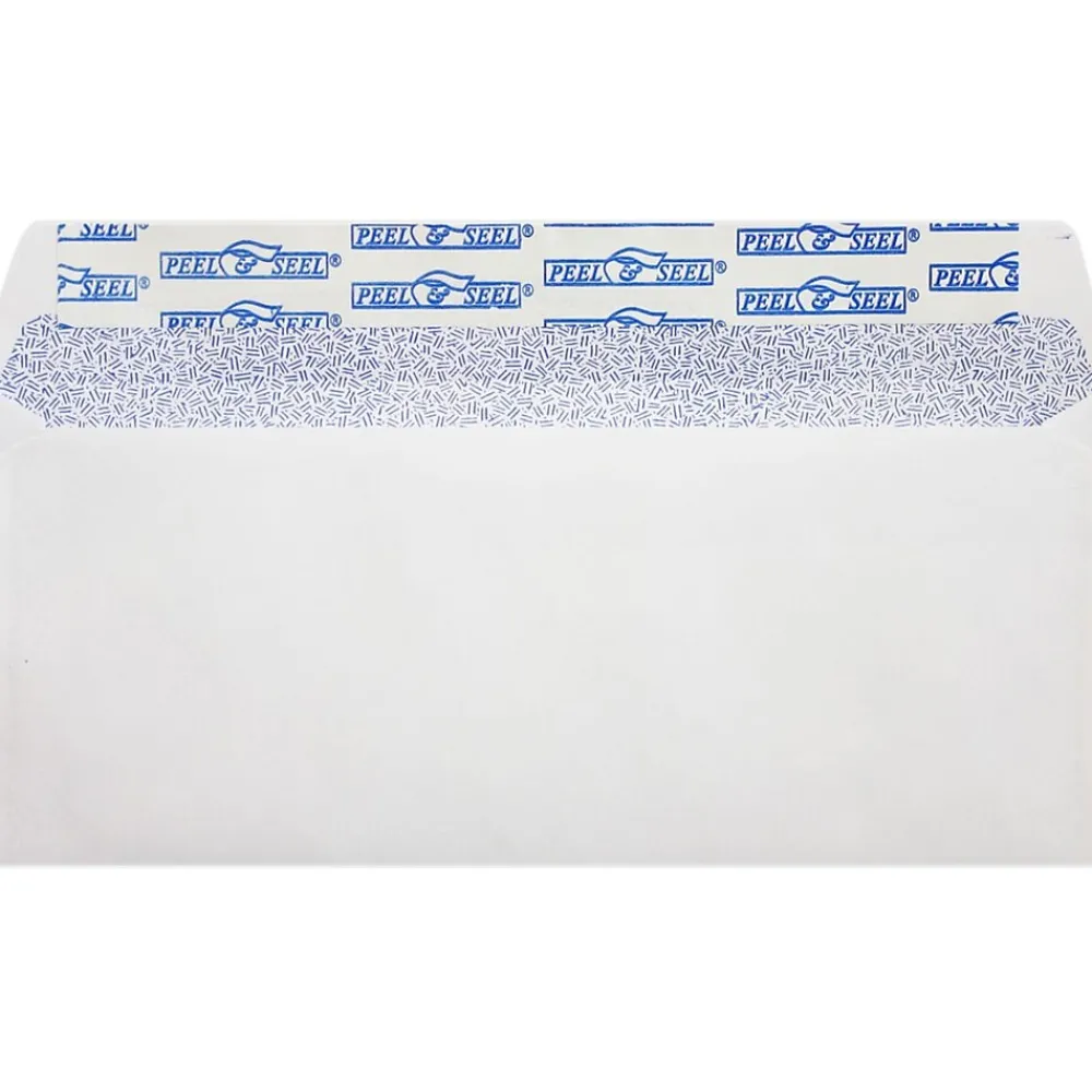 Outlet LUX #10 Regular Envelopes (4 1/8 x 9 1/2) 50/Pack, White w/ Sec Tint, P&S (75747-50)