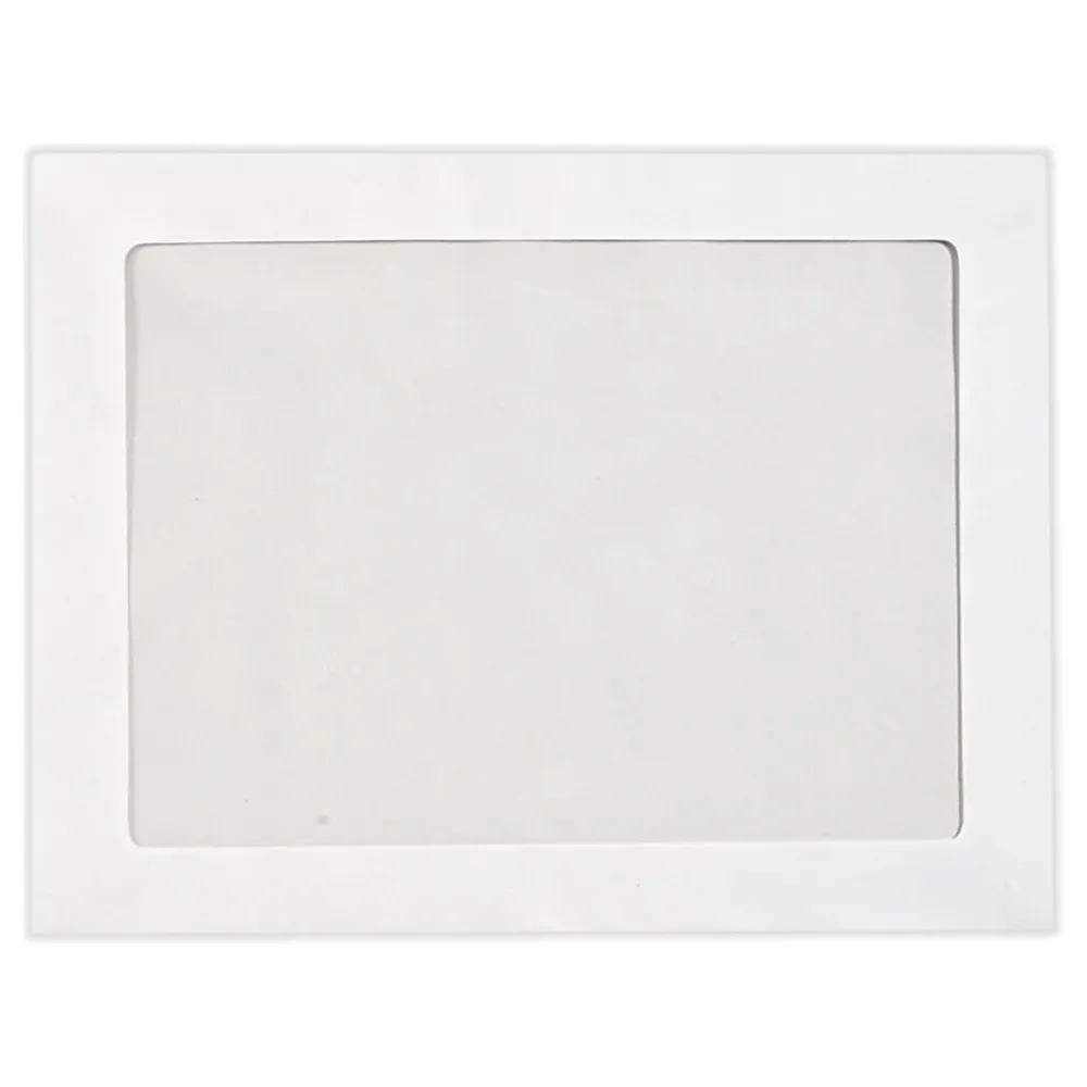 New LUX 9 x 12 Full Face Window Envelopes 50/Pack, 28lb. Bright White (FFW-912-50)
