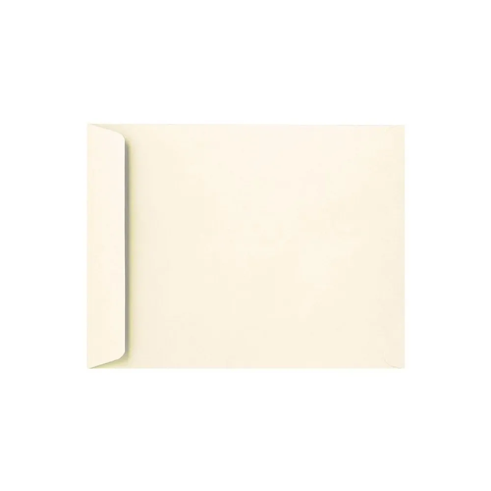 Clearance LUX 9 x 12 Open End Envelopes, 500/Box, Natural Linen (4894-NLI-500)