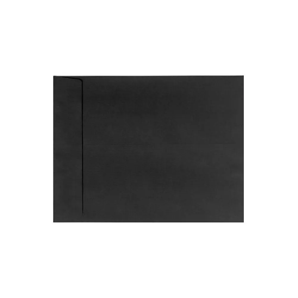 Discount LUX 9 x 12 Open End Envelopes, 1000/Box, Black Linen (4894-BLI-1000)