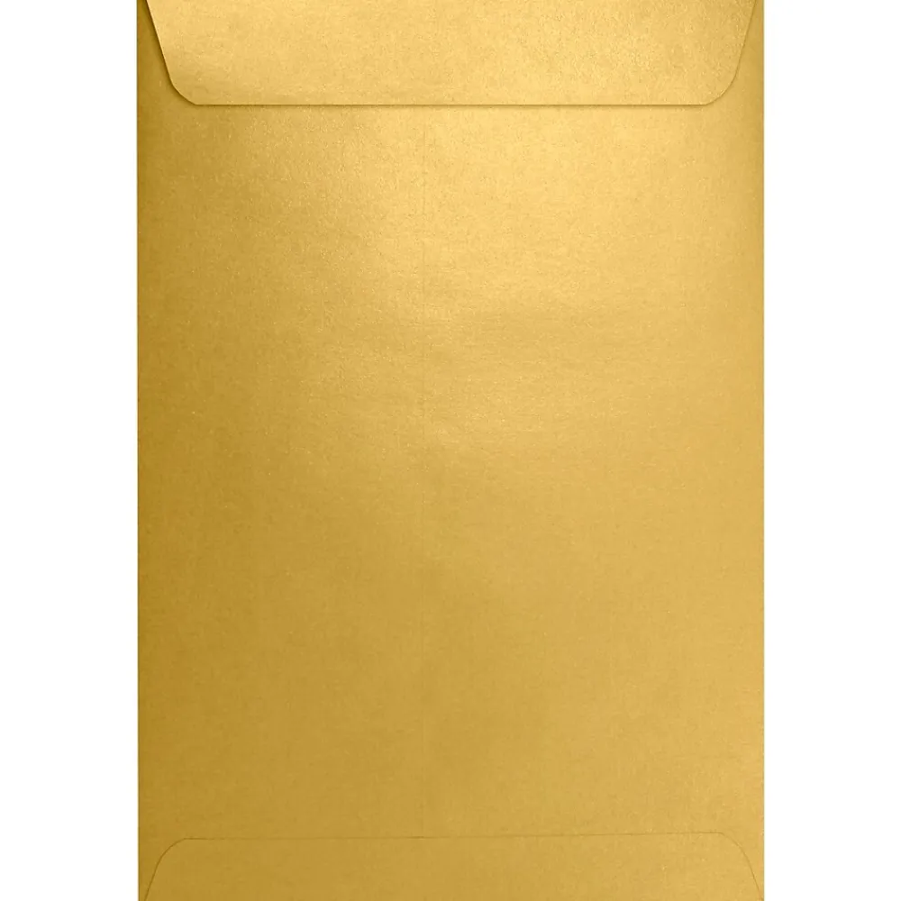 Best LUX 6 x 9 Open End Envelopes, Gold Metallic, 500/Box (1644-07-500)