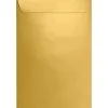 New LUX 6 x 9 Open End Envelopes, 50/Box, Gold Metallic (1644-07-50)