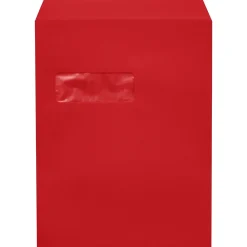 Clearance LUX 9" x 12" Open End Window Envelopes, Ruby Red (-1590-18-50)