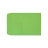 Hot LUX 9" x 12" Open End Window Envelopes, Limelight Green