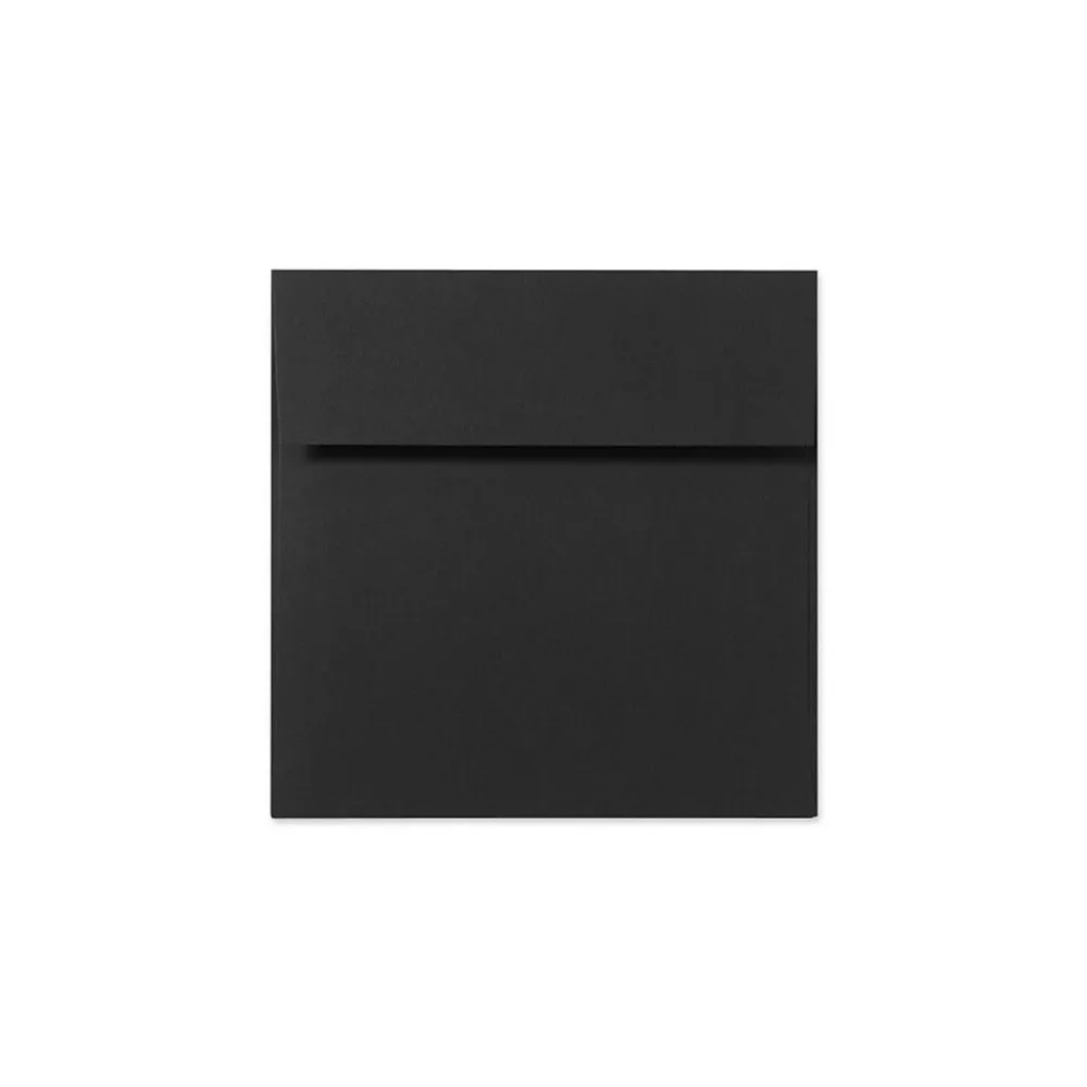 Best LUX 9 x 9 Square Envelopes, 50/Box, Midnight Black (F-8585-B-50)