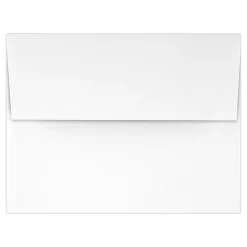 Outlet LUX A2 (4 3/8 x 5 3/4) - 100% Cotton - Brilliant White 50/Pack, Brilliant White - 100% Cotton (4870-SBW-50)