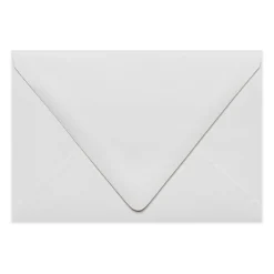 Hot LUX A4 Contour Flap Envelopes (4 1/4 x 6 1/4) 50/Pack, White - 100% Recycled (1872-WPC-50)