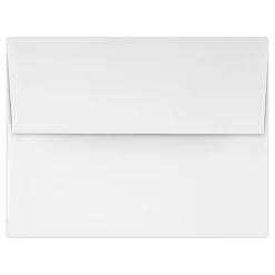 Online LUX A4 Invitation Envelopes (4 1/4 x 6 1/4) 50/Pack, 60lb. White w/Peel & Press (4872-WPP-50)