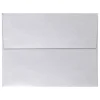 New LUX A4 Invitation Envelopes (4 1/4 x 6 1/4) 50/Pack, Silver Metallic (4872-06-50)