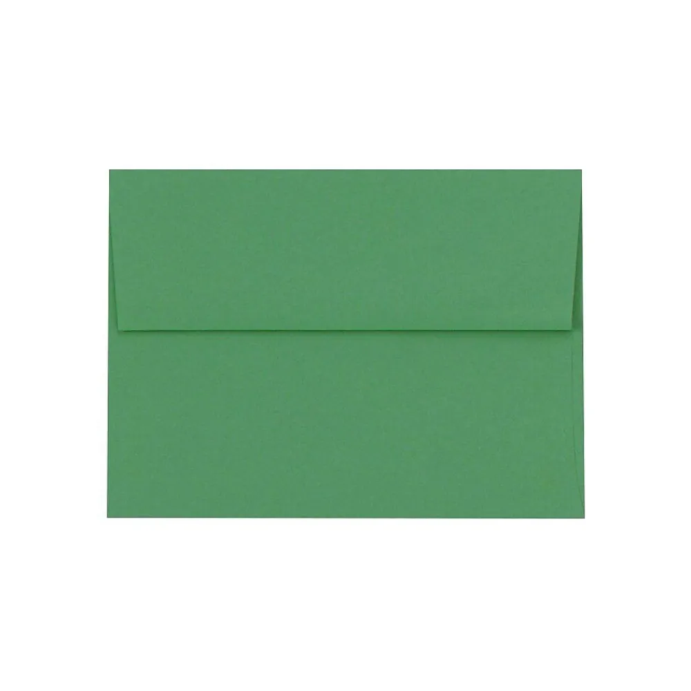 Outlet LUX A10 Invitation Envelopes (6 x 9 1/2) 50/Box, Holiday Green (67229-50)