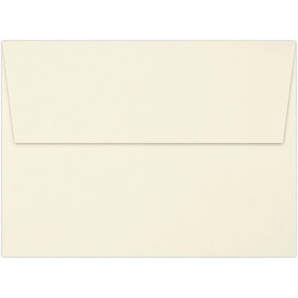 Clearance LUX A7 Invitation Envelopes (5 1/4 x 7 1/4) 50/Box, Natural - 100% Recycled (4880-NPC-50)