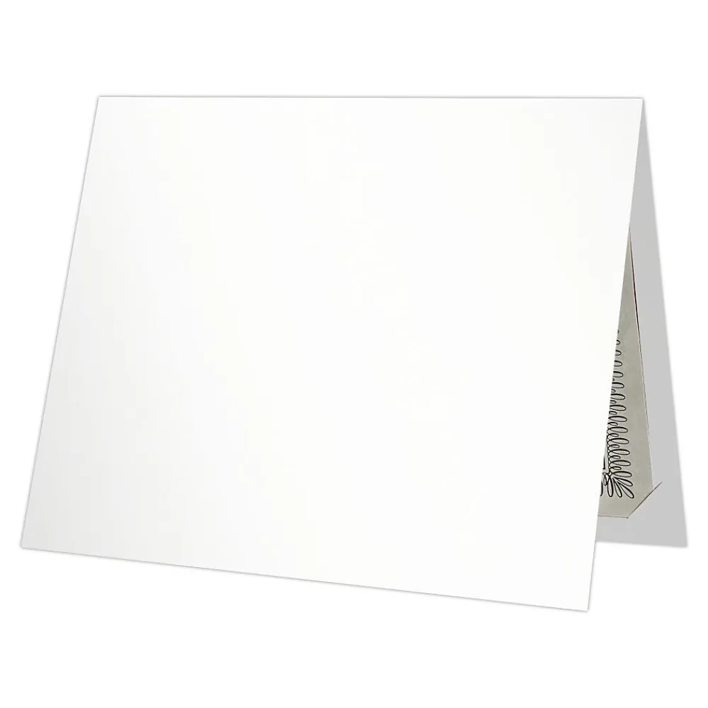 Awards & Certificates*LUX Certificate Holders, 9 1/2" x 11", Bright White Gloss, 50/Pack (CH91212WG12050)